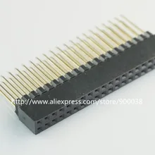 5 шт. 2,54 мм 2x20 P 40 Pin женский штыревой разъем квадратные штырьки 12,2 мм Длина для промышленного управления компьютера разъем материнской платы