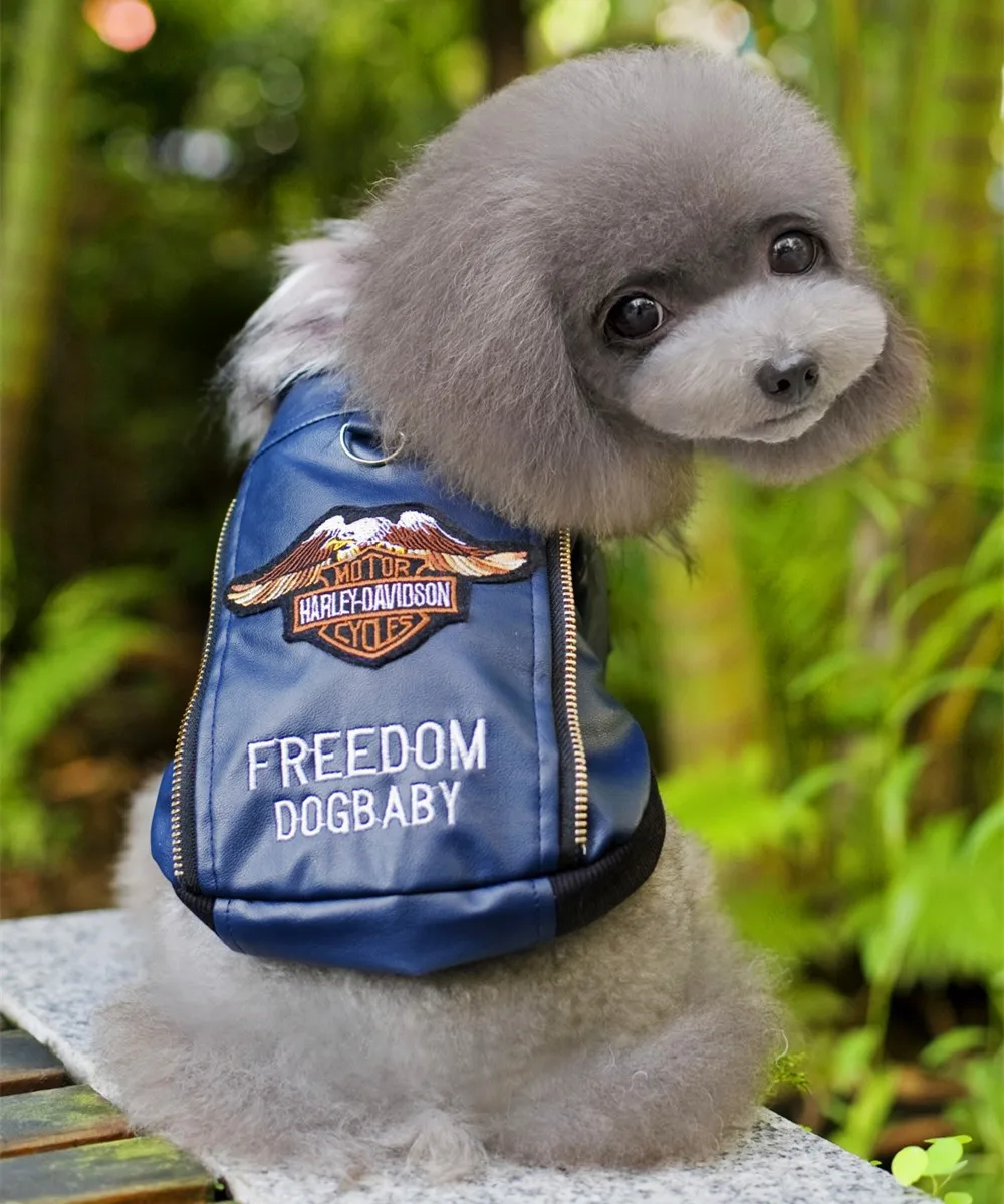 PU jacket dog coat 