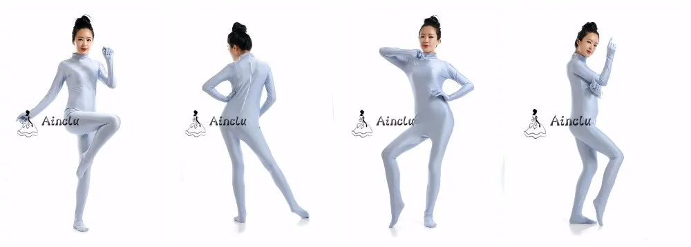 Ainclu Women’s Hoodless Zentai Catsuit Multicolor -Zentai shop online