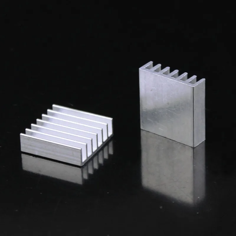 

1000pcs Gdstime 20X20X6mm Extruded Aluminum Heatsink Chip Cooler 20mm x 6mm Heat Sink with 3M tape