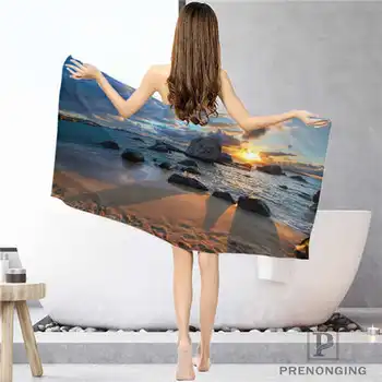 

Custom sea-ocean-horizon (1) Bathroom Washcloth Towels Face Towel/Bath Towel Shower Towels Size 33x74cm/72x143cm#18-12-16-03-105