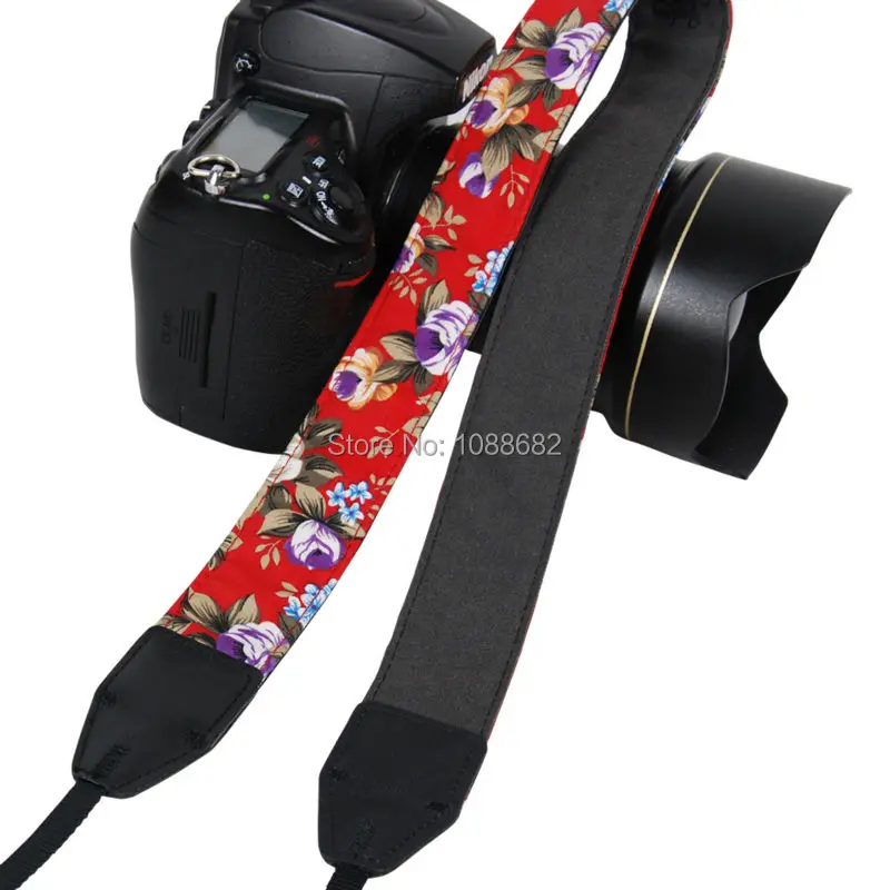 LF-02 Camera Shoulder Strap Neck Belt Durable Cotton with Microfiber Camera Strap