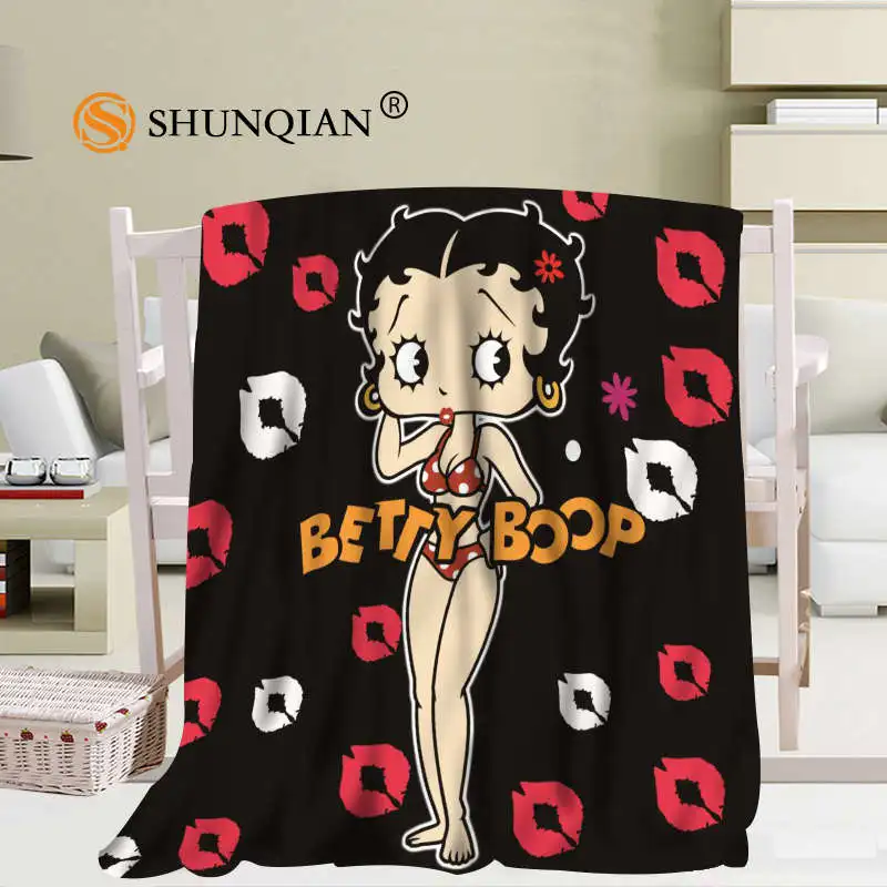 Милое одеяло Betty Boop 02, мягкое одеяло для дивана и кровати, детское теплое одеяло для взрослых, 56x80Inch50X60Inch40X50Inch - Цвет: 19