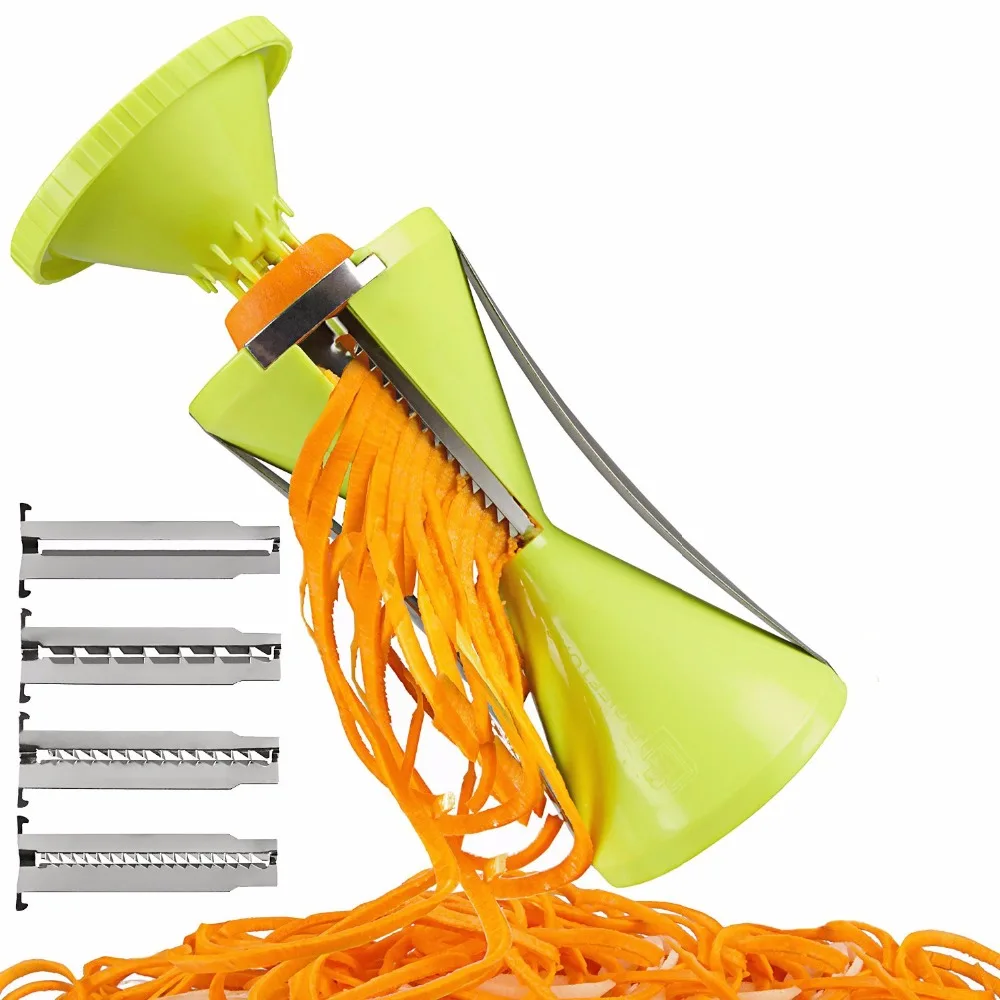 Спиральный слайсер Spiralizer Овощной резак для моркови лапши терка приготовления