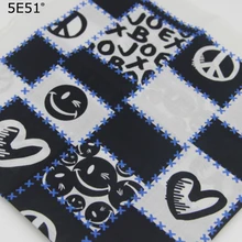 Женский мужской платок хлопок /Улыбка sweatheart Стиль напечатанный 53 см/много видов использования подарки для гостей