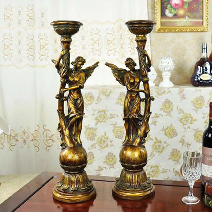 Retro Candlestick Holders Candle E 14 Handlebar Wedding Candlestick