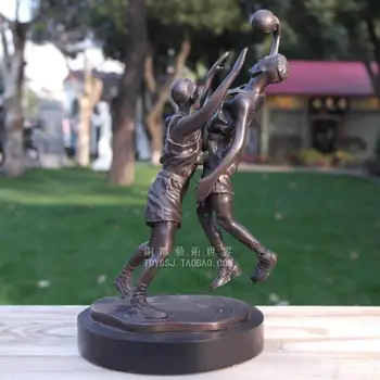 

Master of sports basketball dunk brass sculpture handicrafts Home Furnishing jewelry gifts