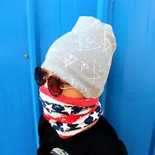 Теплая одежда для мальчиков и девочек; шарфы; мультяшный Рисунок со звездами; хлопковая зимняя одежда для малышей; 12 цветов