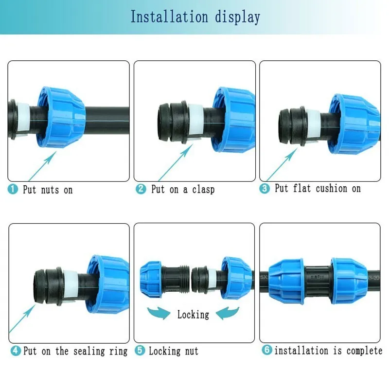 High-pressure Pe Pipe Fittings Quick-opening Valve Water Pipe Switch Quick-connect Fittings Ball Valve 4 Points 6 To 1 Inch