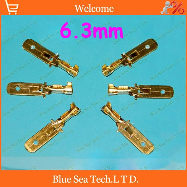 

6.3 male Crimp terminal Connectors 6.3mm terminals,car connector Spade terminal,lenght type 28.6mm