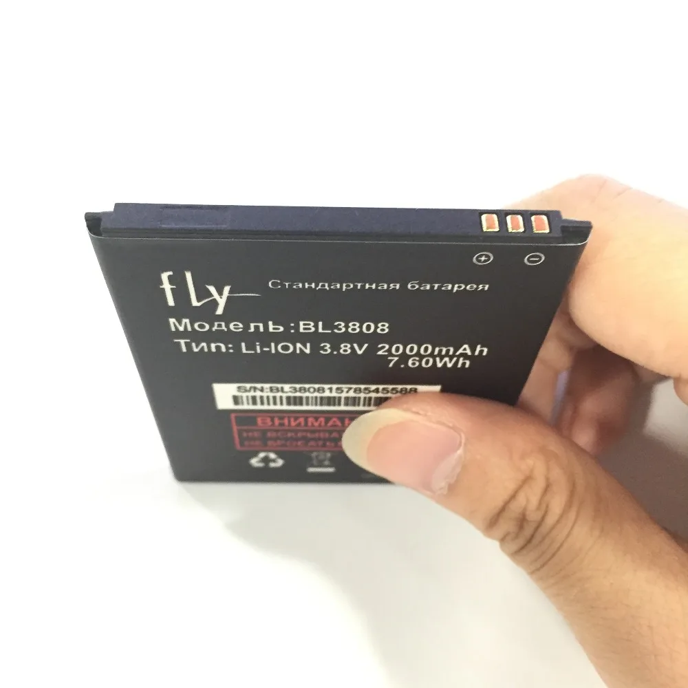 Аккумулятор MLLSE для fly IQ456 iq456 bl3808 3808 2000 мАч мобильный телефон высокого