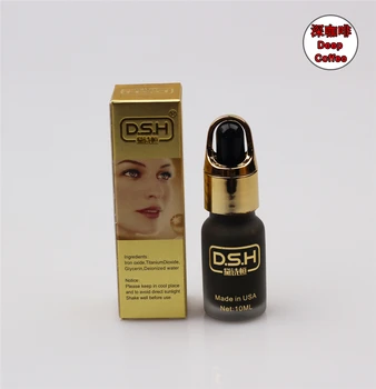 

deep coffee color DSH import permanent makeup micro pigment manual tattoo ink cosmetic for eyebrow eyeliner lips 10ml