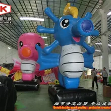 Индивидуальные рекламные надувные персонажи мультфильмов, украшения дисплей, показывающий
