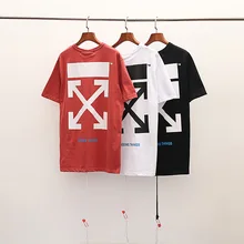 Белая хлопковая футболка с короткими рукавами в стиле хип-хоп