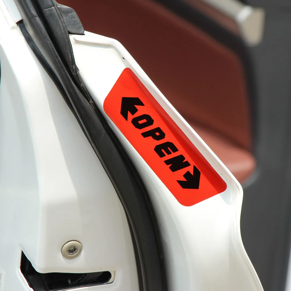 

Car Door Open Warning Stickers for SEAT Ibiza Leon Toledo Arosa Alhambra Exeo FR Supercopa Mii Altea Cordoba cupra concept