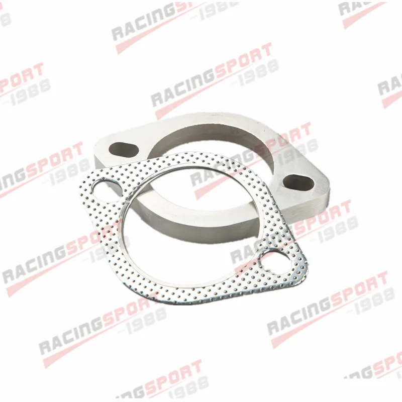 

A Set of 2.5" Inch 2-Bolt Exhaust Pipe Flange and Gasket High Performance