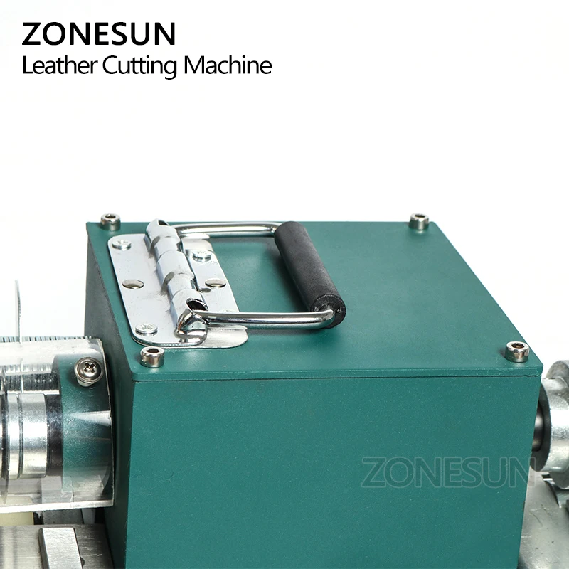 Станок для резки кожаных лент ZONESUN V04 с двойной головкой краями складной