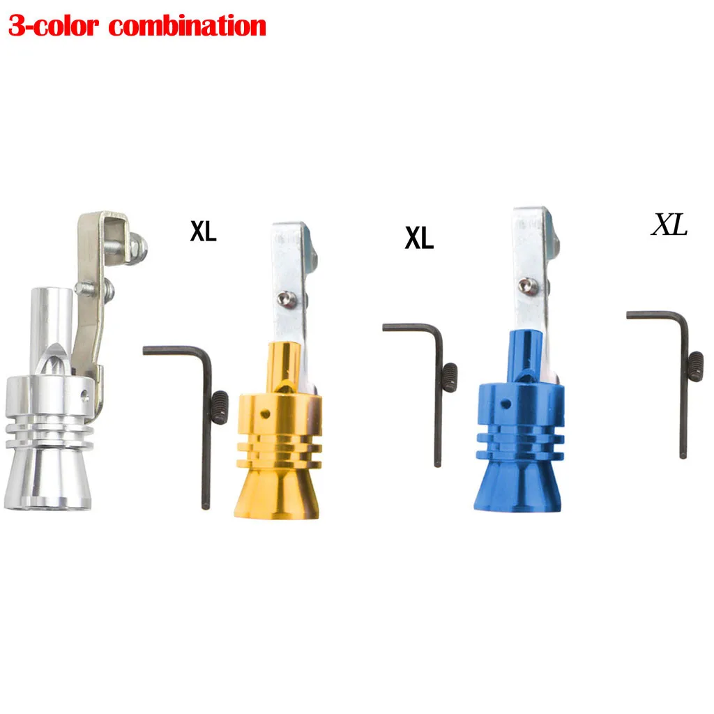 3 шт. в сборе, запчасти, универсальный автомобильный турбо звук, глушитель, свисток трубы, фальшивый выдув, грохот, автоаксессуары, 19May2