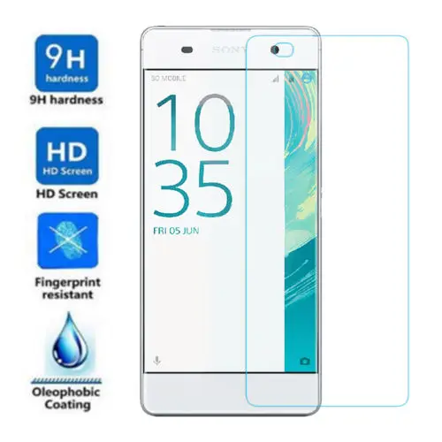 

Premium Ultra Thin 9H Tempered Glass Film Explosion Proof Screen Protector For Sony Xperia X XA Z1 Z2 Z3 Z4 Z5 E4 + Cleaning Kit