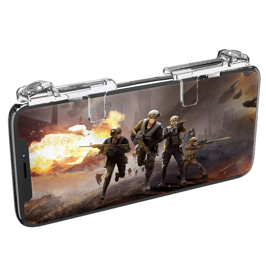 

Touch Gamepad Trigger Fire Button Aim Key Smart phone Mobile Games L1R1 Shooter PUBG Controller for Iphone Xiaomi