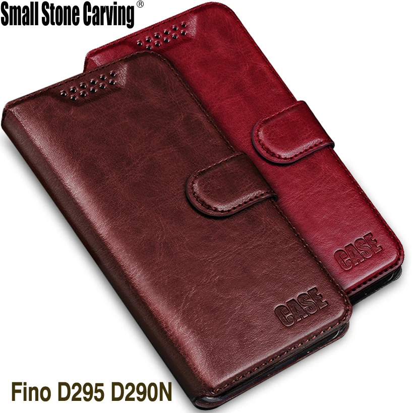 

Soft Silicone Wallet Leather Case Folio Cover With Stand Function For LG L Fino D295 LG L Fino Dual D290N phone case capa Coque