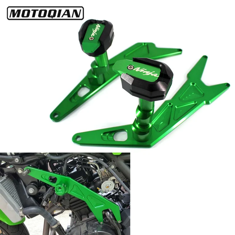 

Motorcycle CNC Modified Frame Slider Crash Pads engine protection block For Kawasaki Ninja 250R 300R Ninja250 300 2013-2018
