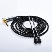 

DIY copper silver plated in-ear cable upgrade wire for Senhai IE80 ie8 QDC/UE18 for Shure SE215 SE535 SE846 UE900 tf10 TF15