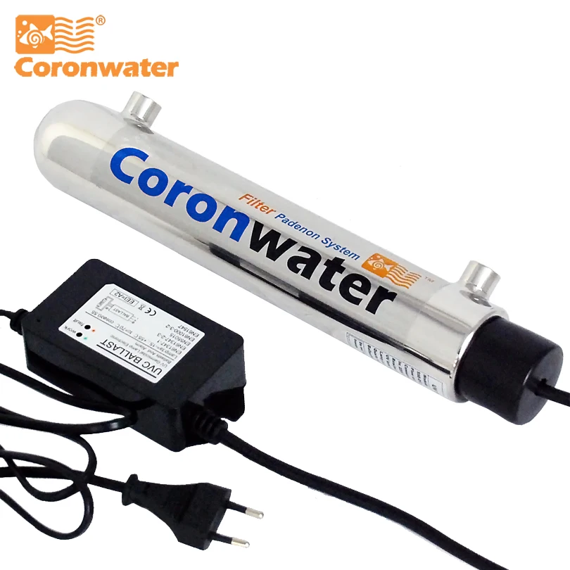 Coronwater 1gpm УФ стерилизатор для дезинфекции воды система очистки для бытового фильтра для воды