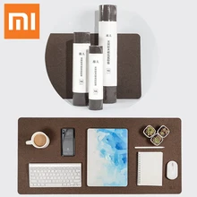 Новый XIAOMI большой толстый коврик для компьютерной мыши Водонепроницаемая настольная подставка для ноутбука материал из дуба маслостойкость коврик для мыши для офисных игр
