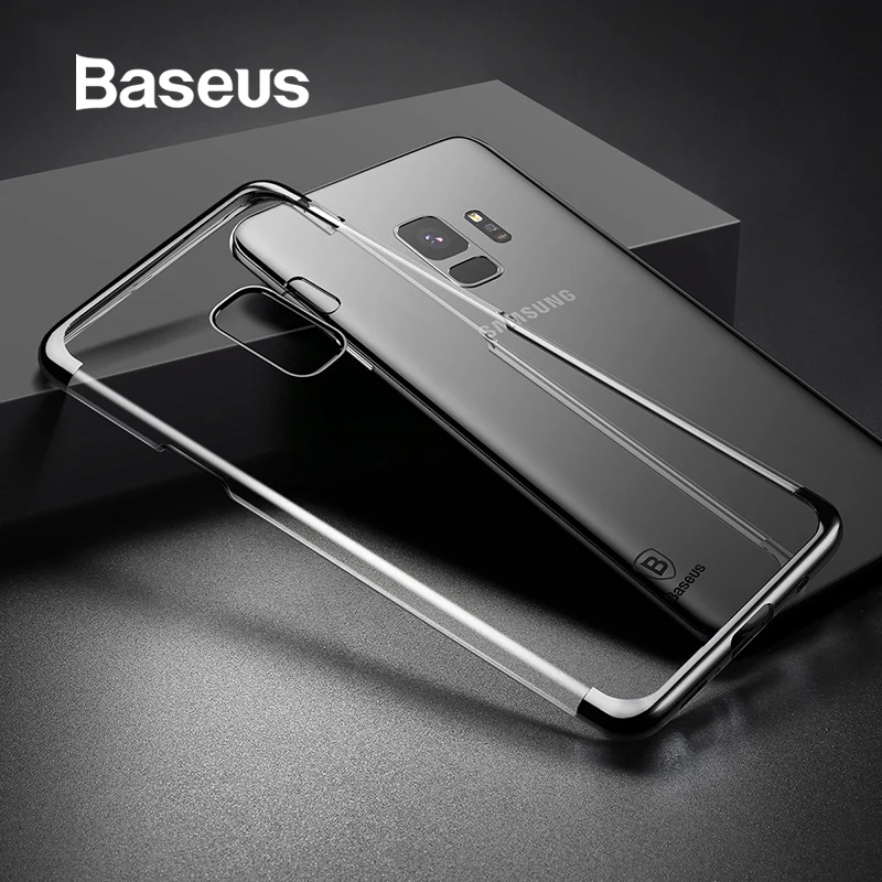 

Baseus Transparent Case For Samsung Galaxy S9 S9 Plus Hard PC Clear Full Protection Cover Ultra Thin Phone Back Coque Anti-shock