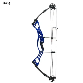 

Archery Aluminum Alloy Compound Bow with Adjustable 40-60lbs Draw Weight Slingshot Bow for Outdoor Hunting Shooting Target Games