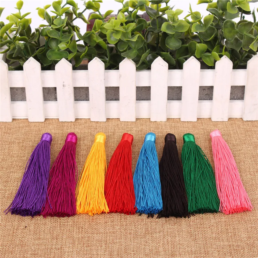 Buy 10 pcs/lot 12 CM Mixed Color Handmade Silk Tassels