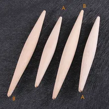 Твердая древесина Скалка бук без краски без восковой лапши клецки тесто прижимной палки