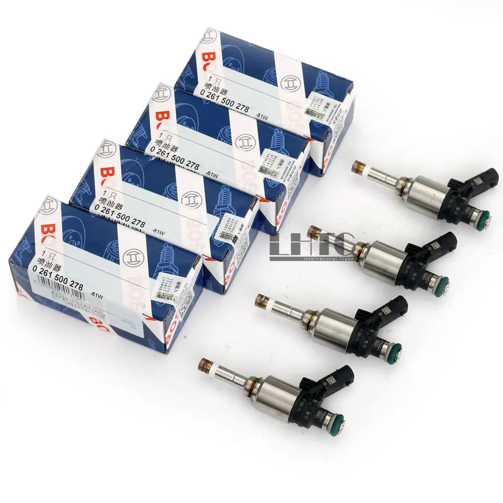 4x Fuel Injectors Fuel Nozzles OEM Genuine Replacement For VW Jetta GLI