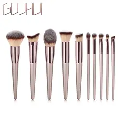 GUJHUI косметический Brushes1PCS деревянная основа Косметические бровей Тени для век кисти щетку наборы Инструменты Make Up Brush Nov28