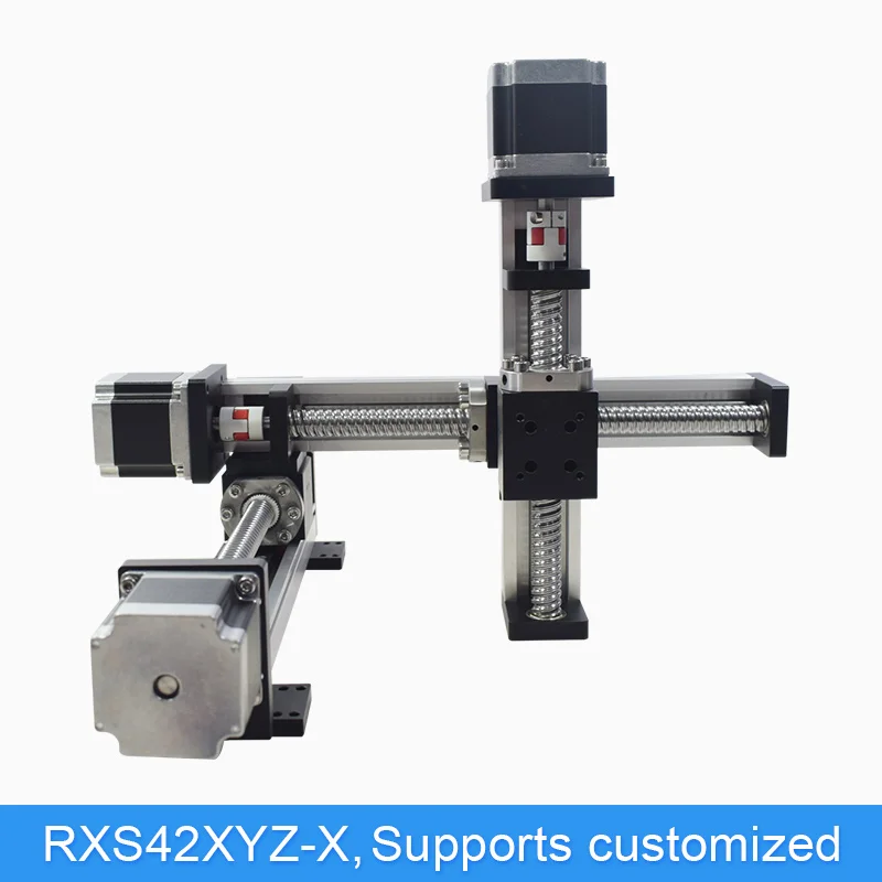Козловой станок XYZ CNC линейный привод моторизованная линейная ступень стол скользящая система движения для лазерной резки оси Z 500 мм ход