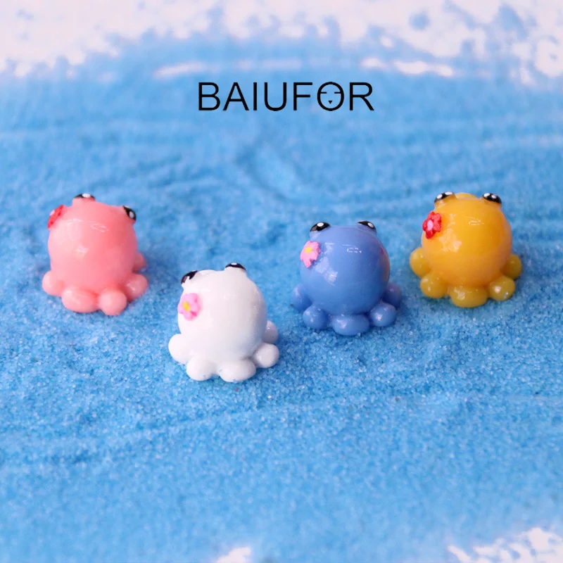 BAIUFOR миниатюрные Мультяшные Мини Осьминог детские Морские животные Сказочный