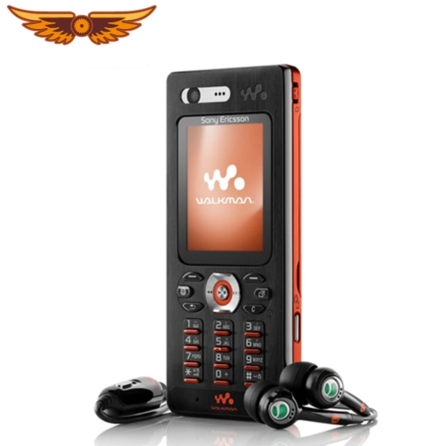 Разблокированный sony Ericsson W880 GSM одноядерный 1,8 дюймов 2MP Bluetooth Mp3 плеер мобильный телефон Восстановленный мобильный телефон