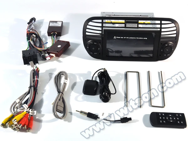 Clearance 6.2" Android 8.0 OS Special Car DVD Multimedia Navigation GPS Radio for Fiat 500 2007-2016 with External TPMS Module Support 4