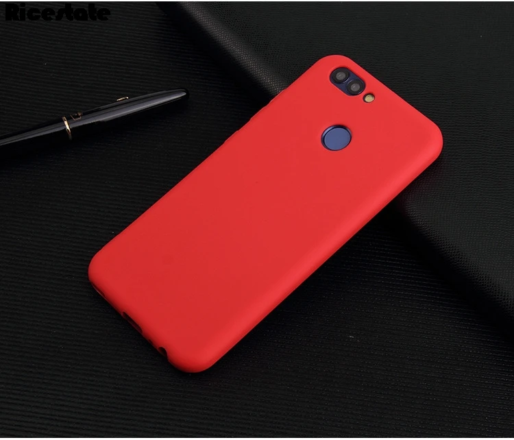 Чехол для Huawei Nova 2 Plus прозрачный и матовый однотонный силиконовый мягкий чехол из