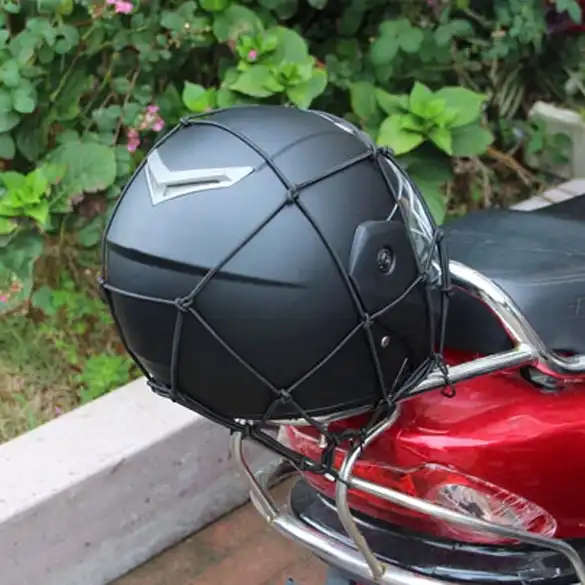 helmet holder in bike