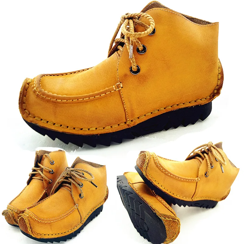 

Martin boots men high boots warm shoes EuropeanAmerican Sailing shoes hand made ancient boots men's rhubarb boots