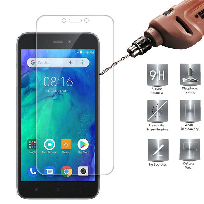Закаленное стекло для Xiaomi Redmi GO 2 шт. защита экрана 9H закаленное премиум пленка 5
