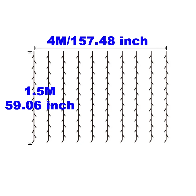 4X3/8X3/10x3 м светодиодный фонарь для занавесок, гирлянда, рождественские украшения для дома, вечерние, новогодние, Свадебные огни, праздничное освещение для помещений - Испускаемый цвет: V