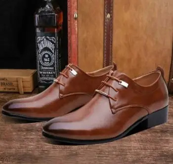 

Hot Sale 2020 New men's leather shoes explosion models casual shoes men's business dress shoes