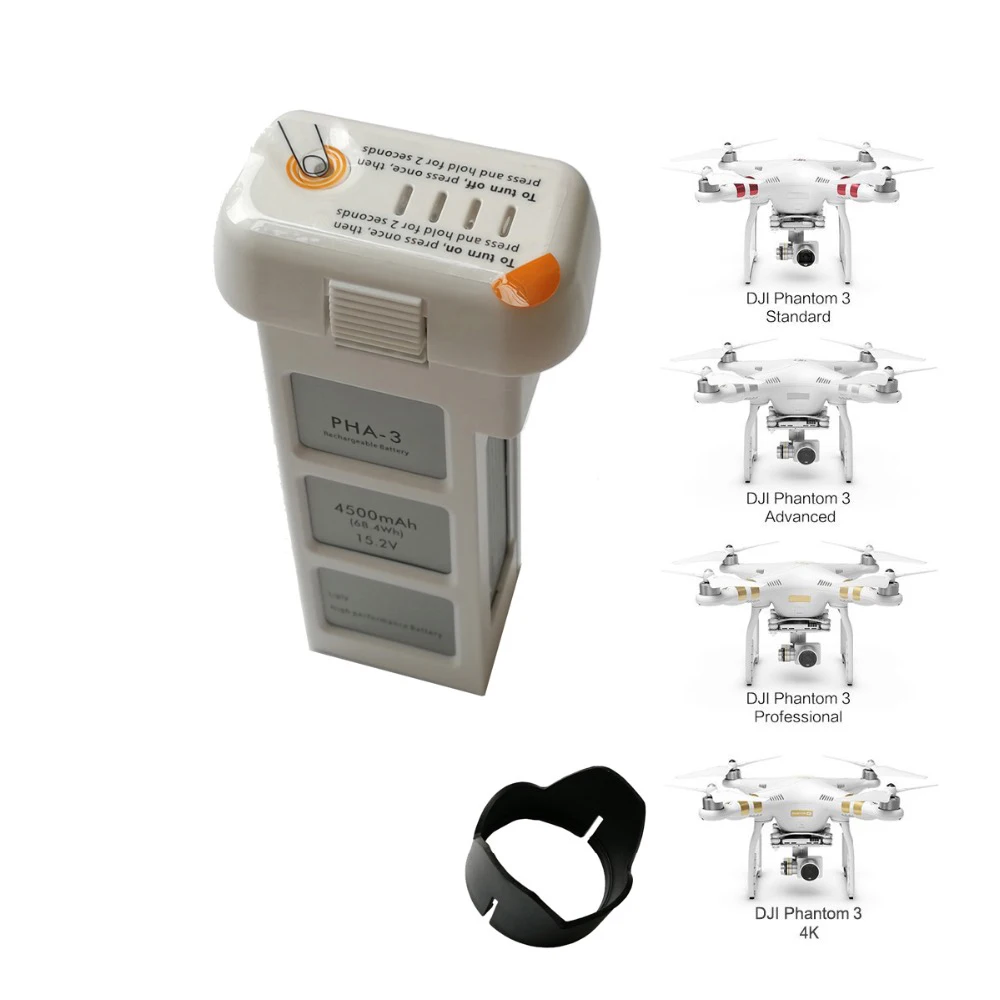 Доставка из России 4500 мАч сменный Интеллектуальный Аккумулятор для DJI Phantom 3 SE