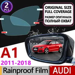 2 P для Audi A1 2011-2018 полное покрытие противотуманная пленка Зеркало заднего вида окна непромокаемые фольги Ясно Мягкий Плёнки Аксессуары