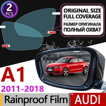 

2P for Audi A1 2011 - 2018 Full Cover Anti Fog Film Rearview Mirror Window Rainproof Foils Clear Soft Films Accessories Anti-Fog