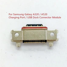 Для Samsung Galaxy A3 A5 A320 A520 зарядный порт USB док-станция разъем зарядное устройство Модуль Замена Ремонт Запасные части