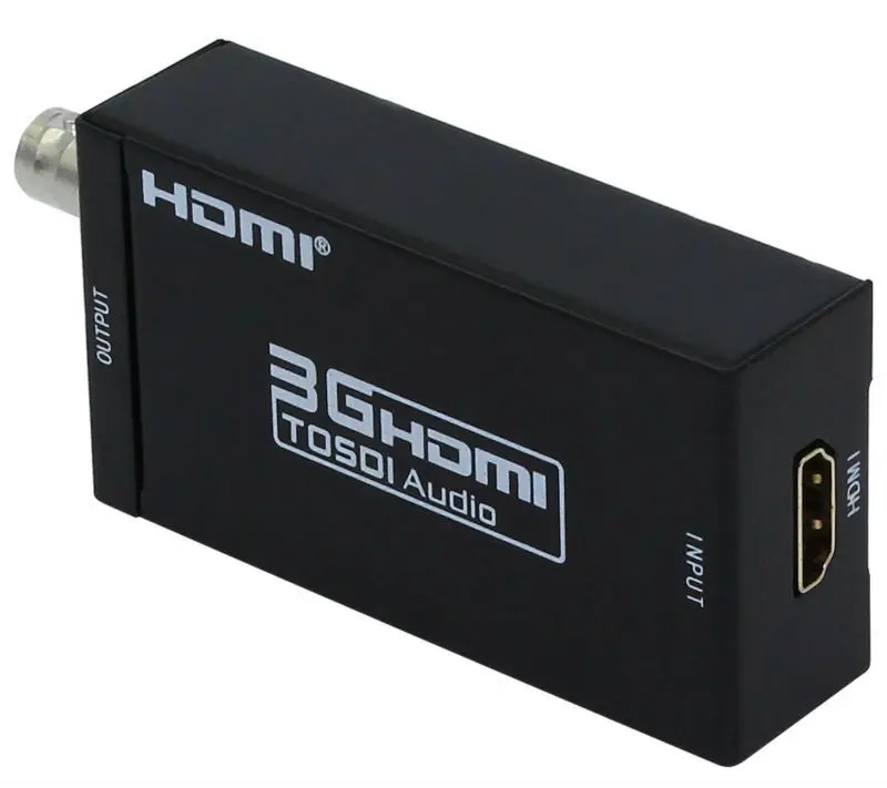 5 ШТ. Мини 3 Г 1080 P HDMI для SDI SD-SDI HD-SDI 3G-SDI HD Видео Конвертер с Адаптером Питания в Розничной Упаковке Drop Shipped